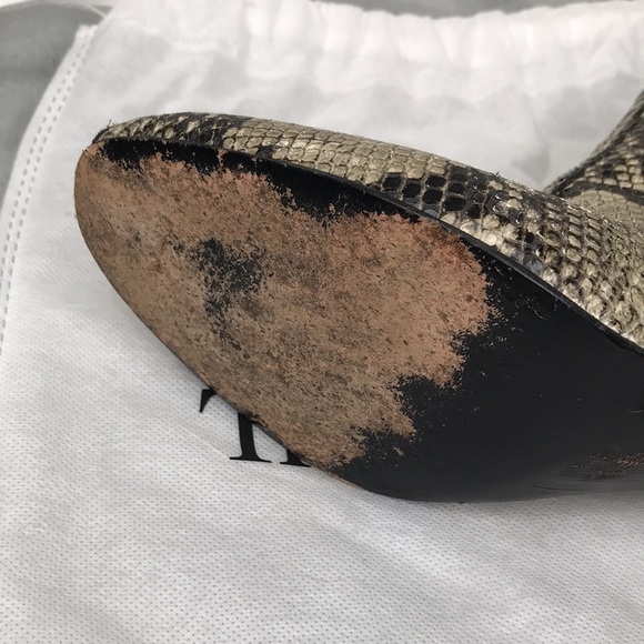 NewbarK Embossed Leather Animal Print Boots Women's Size: 9 - Picture 12 of 14